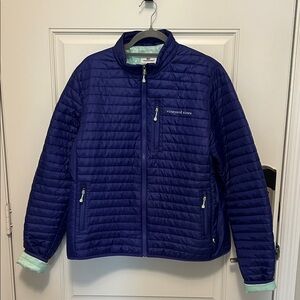 Vineyard Vines Purple Puffer Jacket